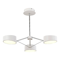 SLE6005-502-03 Светильник потолочный Белый, Хром/Белый LED 3*10W ВАЛЛЕ 500_191_2954163
